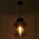 Светильник 59817/1 E27 40Вт черный 21,5х21,5х30-130 см