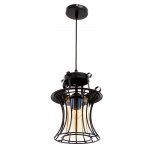 Светильник 59817/1 E27 40Вт черный 21,5х21,5х30-130 см