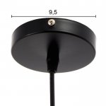 Светильник 59817/1 E27 40Вт черный 21,5х21,5х30-130 см