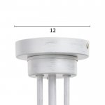 Люстра 69630/3 E14 40Вт белый с серебряной патиной 64х64х34 см