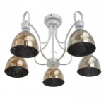 Люстра 69631/5 E14 40Вт белый с серебряной патиной 64х64х34 см