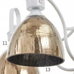 Люстра 69631/5 E14 40Вт белый с серебряной патиной 64х64х34 см