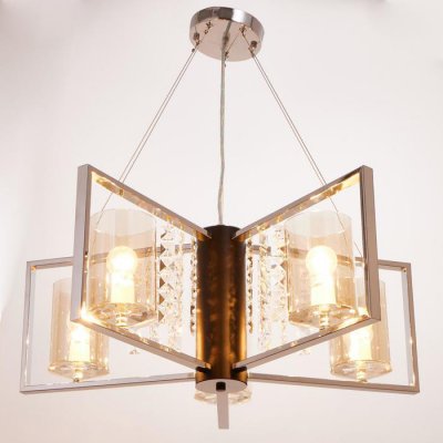 Люстра 69637/5 E14 40Вт хром-черный 68х68х60 см Люстра 69637/5 E14 40Вт хром-черный 68х68х60 см