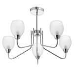 Люстра 69638/5 E14 40Вт хром 70х70х43 см