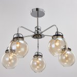 Люстра 69639/5 E14 40Вт хром-черный 63х63х45 см