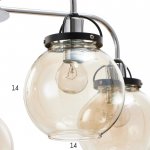 Люстра 69639/5 E14 40Вт хром-черный 63х63х45 см