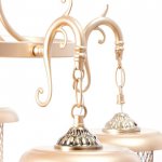 Люстра 69640/5 E14 40Вт блестящее серебро 62х62х41 см