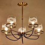 Люстра 69641/5 E14 40Вт бронза 64х64х58 см