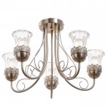 Люстра 69642/5 E14 40Вт сатин никель 56х56х32 см