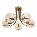 Люстра 69643/5 E14 40Вт бронза 58х58х34 см