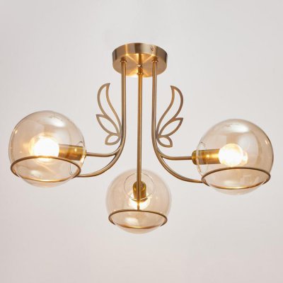 Люстра 69644/3 E14 40Вт бронза 58х58х34 см