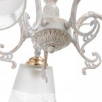 Люстра 69646/5 E14 40Вт белый с золотой патиной 56х56х32 см