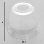 Люстра 69646/5 E14 40Вт белый с золотой патиной 56х56х32 см