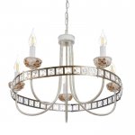 Люстра 69647/5 E14 40Вт белый с золотой патиной 57х57х41 см