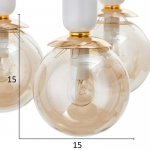 Люстра 69648/5 E14 40Вт белый-золото 63х63 см