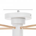 Люстра 69648/5 E14 40Вт белый-золото 63х63 см