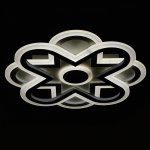 Люстра с ПДУ 69649/LED 160Вт диммер 3000-6000К белый 50х50х6 см