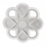 Люстра с ПДУ 69649/LED 160Вт диммер 3000-6000К белый 50х50х6 см