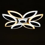 Люстра с ПДУ 69651/LED 100Вт диммер 3000-6000К кофе 50х50х6 см