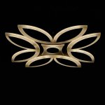 Люстра с ПДУ 69651/LED 100Вт диммер 3000-6000К кофе 50х50х6 см