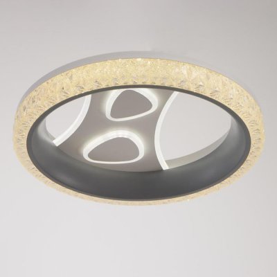 Люстра с ПДУ 60401/1 LED 114Вт 3 режима серый 50х50х10 см Люстра с ПДУ 60401/1 LED 114Вт 3 режима серый 50х50х10 см