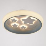 Люстра с ПДУ 60402/1 LED 114Вт 3 режима голубой 50х50х10 см