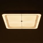 Люстра с ПДУ 60407/1 LED 144Вт диммер 3000-6000К белый 50х50х8 см