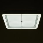 Люстра с ПДУ 60407/1 LED 144Вт диммер 3000-6000К белый 50х50х8 см