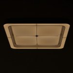 Люстра с ПДУ 60407/1 LED 144Вт диммер 3000-6000К белый 50х50х8 см