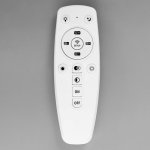 Люстра с ПДУ 60408/1 LED 112Вт диммер 3000-6000К кофе 50х50х7 см