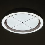 Люстра с ПДУ 60408/1 LED 112Вт диммер 3000-6000К кофе 50х50х7 см