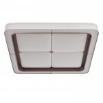Люстра с ПДУ 60409/1 LED 144Вт диммер 3000-6000К кофе 50х50х8 см