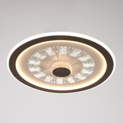 Люстра с ПДУ 60410/1 LED 104Вт диммер 3000-6000К кофе 48,5х48,5х8 см Люстра с ПДУ 60410/1 LED 104Вт диммер 3000-6000К кофе 48,5х48,5х8 см