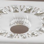 Люстра с ПДУ 60411/1 LED 104Вт диммер 3000-6000К кофе 48х48х8 см