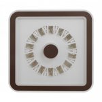 Люстра с ПДУ 60411/1 LED 104Вт диммер 3000-6000К кофе 48х48х8 см