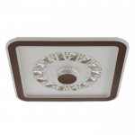 Люстра с ПДУ 60411/1 LED 104Вт диммер 3000-6000К кофе 48х48х8 см