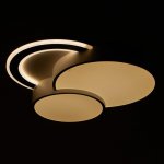 Люстра с ПДУ 60412/1 LED 108Вт диммер 3000-6000К белый-черный 49х49х9 см