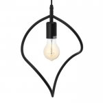 Светильник 40383/1 E27 40Вт черный 17,5х15х35-135 см