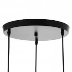 Светильник 40384/3 E27 40Вт черный 31х31х35-135 см