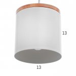 Светильник 40385/1 E27 40Вт белый 13х13х15-115 см