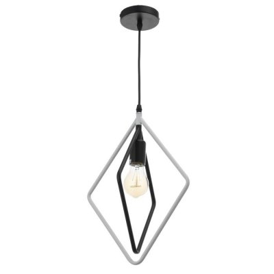 Светильник 40391/1 E27 40Вт черный-белый 25х10х30-130 см