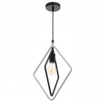 Светильник 40391/1 E27 40Вт черный-белый 25х10х30-130 см