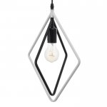 Светильник 40391/1 E27 40Вт черный-белый 25х10х30-130 см