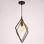 Светильник 40392/1 E27 40Вт черный-золото 25х10х30-130 см