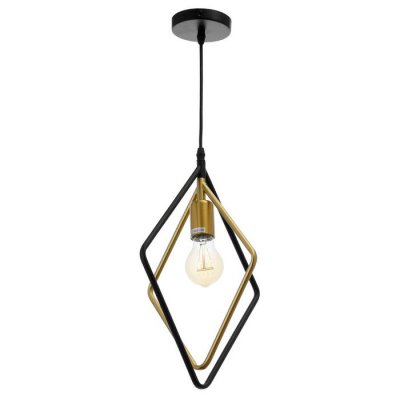 Светильник 40392/1 E27 40Вт черный-золото 25х10х30-130 см