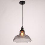 Светильник 40398/1 E27 40Вт черный-тонированный 28х28х26-126 см