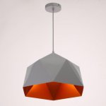 Светильник 40305/1 E27 40Вт белый-золото 38х38х25-125 см