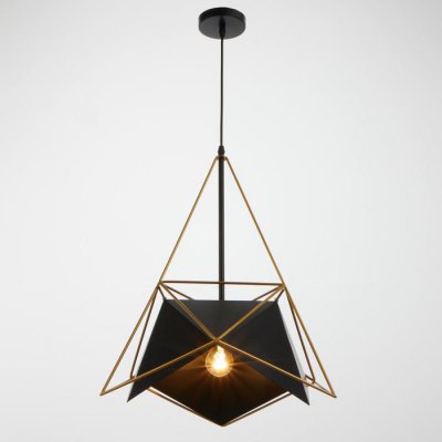 Светильник 40306/1 E27 40Вт черный-золото 40х40х50-150 см Светильник 40306/1 E27 40Вт черный-золото 40х40х50-150 см