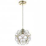 Светильник 40307/1 E27 40Вт золото 22х22х24-124 см