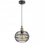 Светильник 88301/1 E27 40Вт черный 23х23х20-120 см